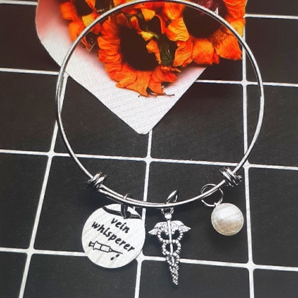 Phlebotomist Bracelet Stainless‎ Steel Great Gift Idea New With Package